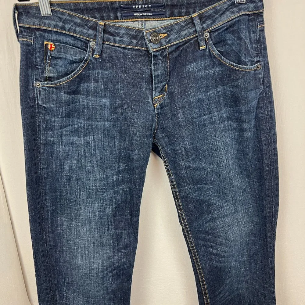 Hudson Straight Leg Dark Wash Jean‎ Size 29 Style No W429DHK